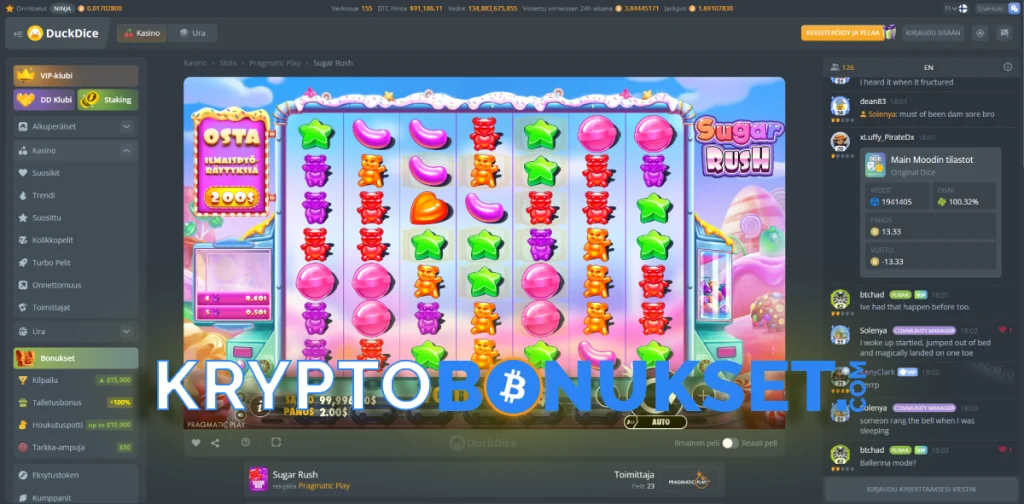 Kryptokasinot tarjoavat tutut pelit myös perinteisiltä kasinoilta